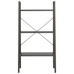 Berkfield Home 3-Tier Standing Shelf Black 56x35x108 cm - Size: 56 x 35 x 108 cm - thumbnail 3
