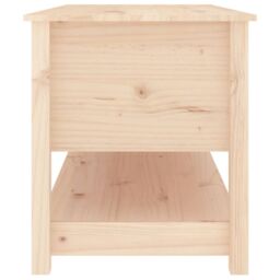 Berkfield Home Coffee Table 102x49x55 cm Solid Wood Pine in Brown - Size: 102 x 49 x 55 cm - thumbnail 4