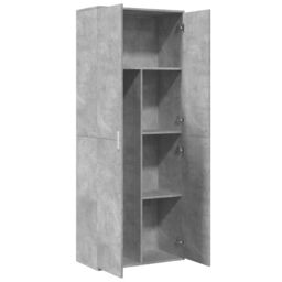 Berkfield Home Highboard Concrete Grey 70x35x180 cm Engineered Wood - Size: 70 x 35 x 180 cm - thumbnail 6