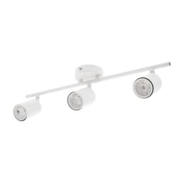 CGC Lighting 'Jack' White Triple Head GU10 Three Ceiling Spot Bar - thumbnail 1