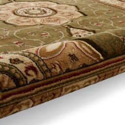 The Rug Shop UK Traditional Easy To Clean Stain-Resistant Area Rug in Green - Size: 200 cm x 290 cm - thumbnail 3