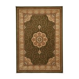The Rug Shop UK Traditional Easy To Clean Stain-Resistant Area Rug in Green - Size: 200 cm x 290 cm - thumbnail 9
