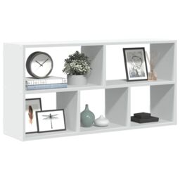 Berkfield Home Wall Shelf White 100x25x50 cm Engineered Wood - Size: 100 x 25 x 50 cm - thumbnail 1