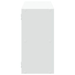 Berkfield Home Wall Shelf White 100x25x50 cm Engineered Wood - Size: 100 x 25 x 50 cm - thumbnail 5