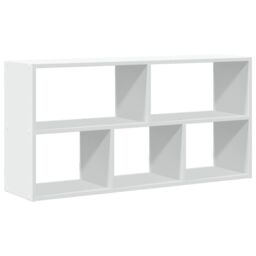Berkfield Home Wall Shelf White 100x25x50 cm Engineered Wood - Size: 100 x 25 x 50 cm - thumbnail 2