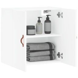 Berkfield Home Wall Cabinet White 60x31x60 cm Engineered Wood - Size: 60 x 31 x 60 cm - thumbnail 4