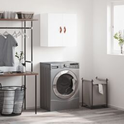 Berkfield Home Wall Cabinet White 60x31x60 cm Engineered Wood - Size: 60 x 31 x 60 cm - thumbnail 1