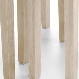 Cheshire Invermere White Wash Nest Of Tables in Light Oak - thumbnail 4