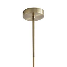 Pagazzi Maya 3-Light Antique Brass Semi-Flush Ceiling Light in Gold - thumbnail 6