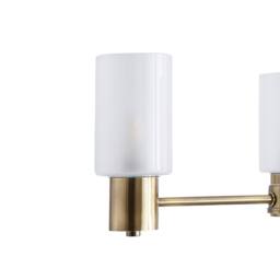 Pagazzi Maya 3-Light Antique Brass Semi-Flush Ceiling Light in Gold - thumbnail 5