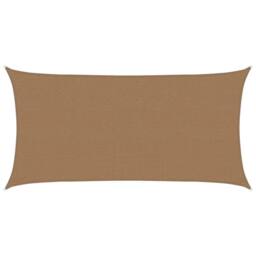Berkfield Home Sunshade Sail 160 g/m¬≤ Taupe 2x4 m HDPE - thumbnail 2