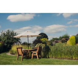 Churnet Valley Garden Furniture Ltd Valley Round 4XC Set - Min. Assembly Required - Set of Cushions Inc in Brown - thumbnail 5