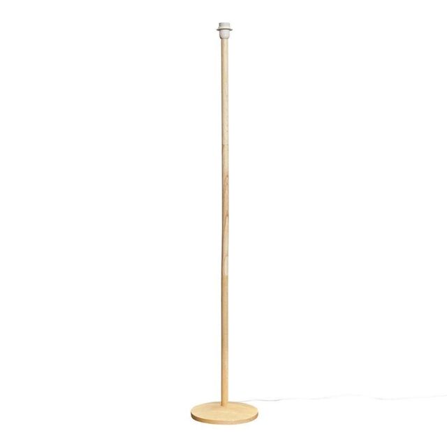 ValueLights Triston Wood Floor Lamp Base in Brown - image 1