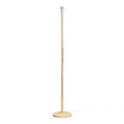ValueLights Triston Wood Floor Lamp Base in Brown - thumbnail 1