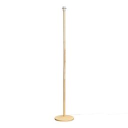 ValueLights Triston Wood Floor Lamp Base in Brown