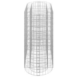Berkfield Home Durable Gabion Raised Bed Galvanised Iron 120x50x100 cm in Silver - Size: 120 x 50 x 100 cm - thumbnail 4