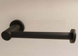 Luxury Living Colorado Bathroom Toilet Roll Paper Holder in Black - thumbnail 1