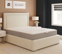 DS Living Luxe Medium Pocket Sprung Essentials Mattress in Grey - Size: Small Double - thumbnail 2