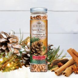 Premier Decorations Scented Spiced Pine Cones Scentfetti Ornament in Beige - thumbnail 2