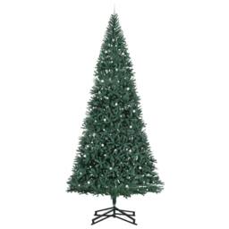 Berkfield Home Artificial Pre-lit Christmas Tree with Ball Set Green 500 cm - thumbnail 4