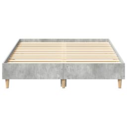 Berkfield Home Bed Frame No Mattress Concrete Grey 120x200 cm Engineered Wood - Size: Small Double - thumbnail 5