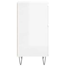 Berkfield Home Sideboards 2 pcs High Gloss White 40x35x70 cm Engineered Wood - Size: 40 x 35 x 70 cm - thumbnail 8