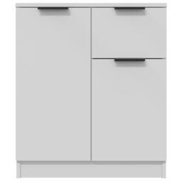 Berkfield Home Sideboard White 60x30x70 cm Engineered Wood - Size: 60 x 30 x 70 cm - thumbnail 6