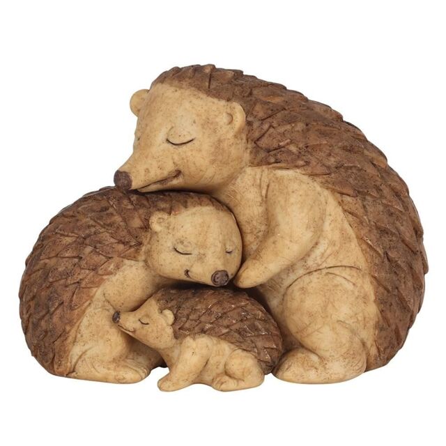 Something Different Women's Hedgehog Family Ornament in Brown - image 1