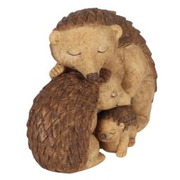 Something Different Women's Hedgehog Family Ornament in Brown - thumbnail 2