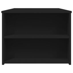 Berkfield Home Coffee Table Black 102x55x42 cm Engineered Wood - Size: 102 x 55 x 42 cm - thumbnail 5