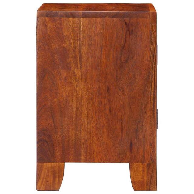 Berkfield Home Stylish Bedside Cabinet 40x30x45 cm Solid Wood Acacia in Brown - Size: 40 x 30 x 45 cm - image 1