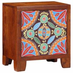 Berkfield Home Stylish Bedside Cabinet 40x30x45 cm Solid Wood Acacia in Brown - Size: 40 x 30 x 45 cm - thumbnail 2