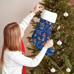 Signare Christmas Stocking - Blue Paddinton Bear - thumbnail 2