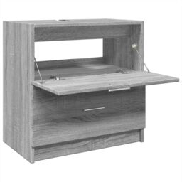 Berkfield Home Sink Cabinet Grey Sonoma 59x37x59 cm Engineered Wood - Size: 59 x 37 x 59 cm - thumbnail 5