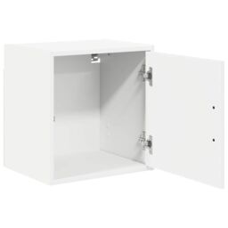 Berkfield Home Garage Wall Cabinets 2 pcs White Engineered Wood - thumbnail 5