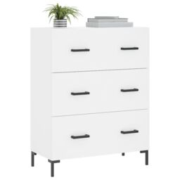 Berkfield Home Sideboard White 69.5x34x90 cm Engineered Wood - thumbnail 3