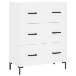 Berkfield Home Sideboard White 69.5x34x90 cm Engineered Wood - thumbnail 2