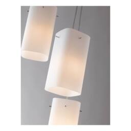 Netlighting SQUARE 3 Light Cluster Pendant Ceiling Light White 25x25x23cm - Size: 25 x 25 x 23 cm - thumbnail 2