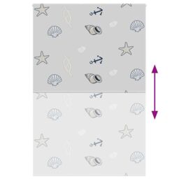 Berkfield Home Shower Roller Blind 160x240 cm Fabric Width 156 cm in Grey - thumbnail 5