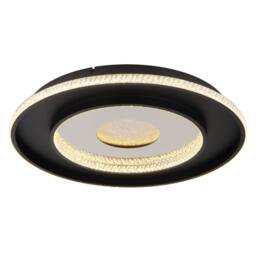 Netlighting Marsh Semi Ceiling Light Black 2700-6500K LED Dimmable Remote Timer - thumbnail 4
