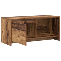Berkfield Home TV Stand Old wood Engineered Wood - thumbnail 5