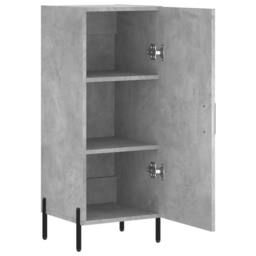 Berkfield Home Sideboard Concrete Grey 34.5x34x90 cm Engineered Wood - thumbnail 5