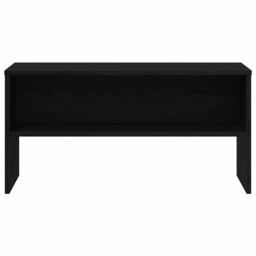 Berkfield Home TV Cabinet Black Oak 80x40x40 cm Engineered Wood - Size: 80 x 40 x 40 cm - thumbnail 5