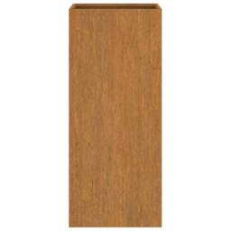 Berkfield Home Planter 32x29x75 cm Corten Steel in Brown - Size: 32 x 29 x 75 cm - thumbnail 5