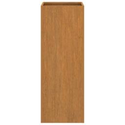 Berkfield Home Planter 32x29x75 cm Corten Steel in Brown - Size: 32 x 29 x 75 cm - thumbnail 6