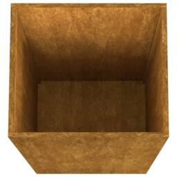 Berkfield Home Planter 32x29x75 cm Corten Steel in Brown - Size: 32 x 29 x 75 cm - thumbnail 7