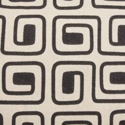 HOEM Safara Printed 100% Cotton Cushion in Black - Size: 50 cm x 35 cm - thumbnail 4