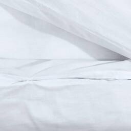 Berkfield Home Elegant Duvet Cover Set White 200x220 cm Cotton - thumbnail 8