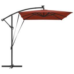 Berkfield Home Cantilever Banana Parasol Terracotta 294 x 200 x 254 cm - thumbnail 7