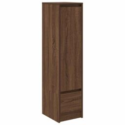 Berkfield Home Highboard Brown Oak 29.5x34x119.5 cm Engineered Wood - thumbnail 2
